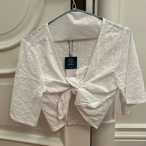 Roxy | Front-Tie Coverup Shirt - Picture 1 of 3